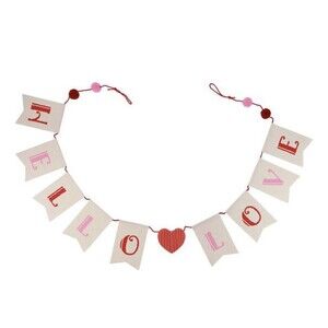 Spritz 72" Garland Banner - Hello Love - Valentine’s Wedding Hanging Sign